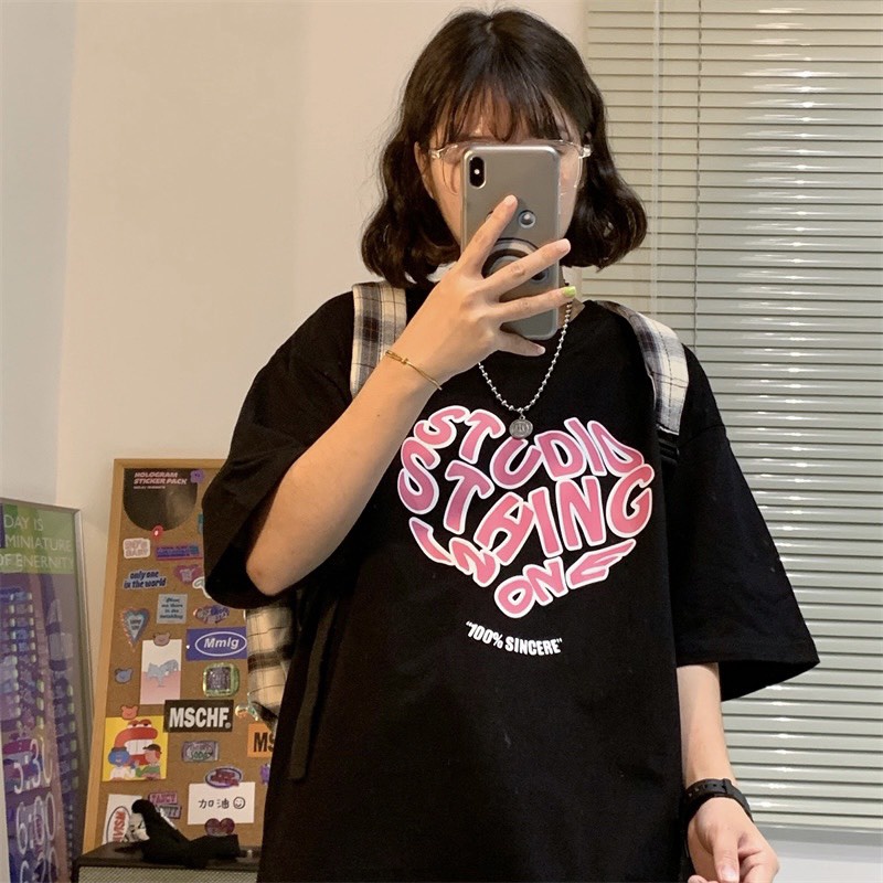 Áo thun tay lỡ form rộng unisex Neko.sg ATL320