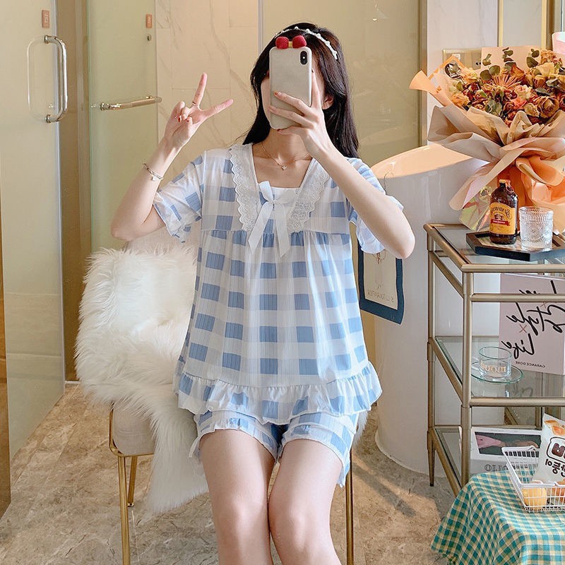 Đồ Ngủ Pijama, Bộ Pijama Hoạt Hình Phối Nơ Cực Dễ Thương Dành Cho Phái Nữ BN09 | BigBuy360 - bigbuy360.vn