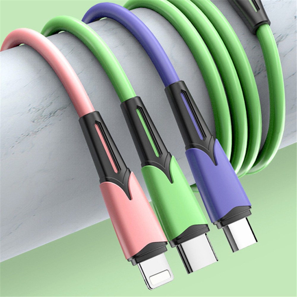 Dây cáp sạc nhanh 3 trong 1 loại C cho LOS tiện dụng