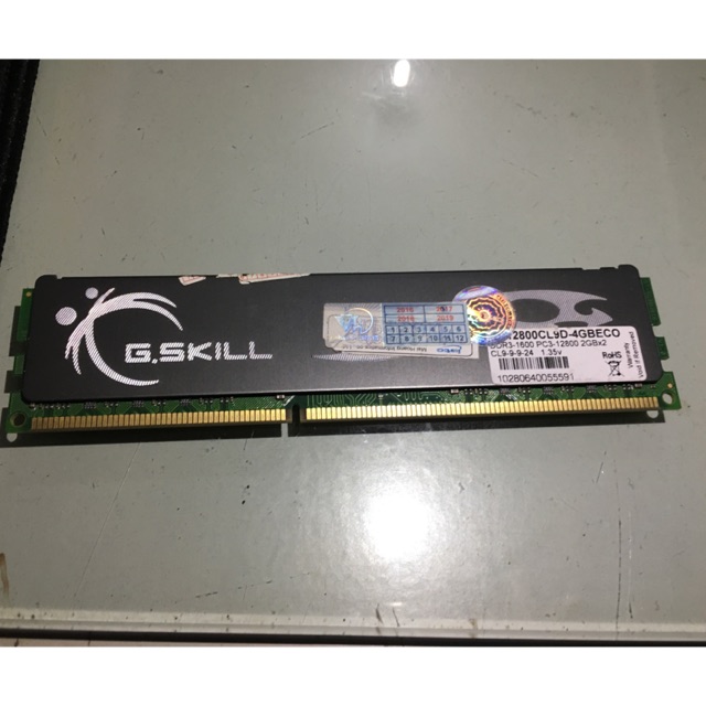 Ram 3 2Gb bus 1600 kẹp tản