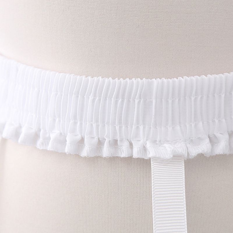 Thắt Lưng Co Giãn Có Thể Điều Chỉnh 2 Vòng Màu Trắng / Đen Cho Nữ