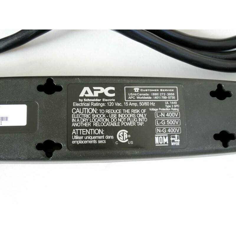 Ổ cắm điện chống sét APC 6 lỗ hàng Mỹ