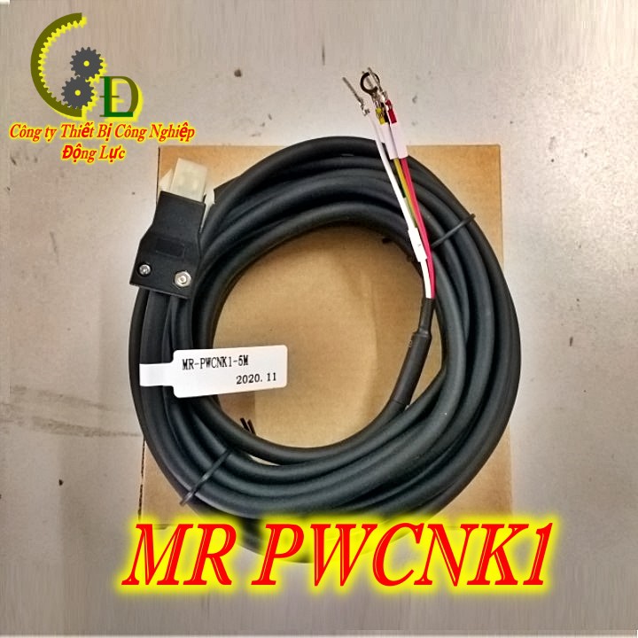 Cáp nguồn động cơ AC Servo Mitsubishi, Power cable Servo Motor MR-PWCNK1-5M 10M 15Mét