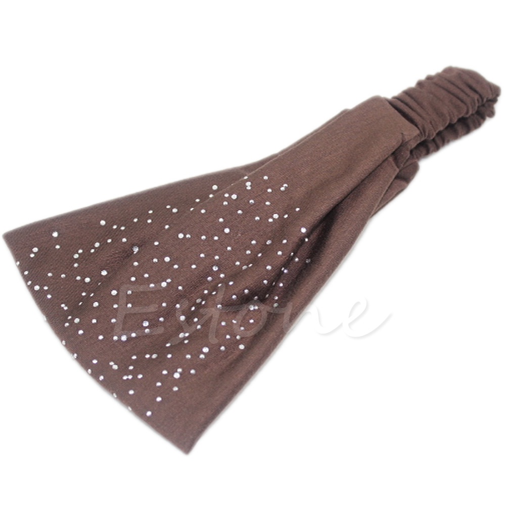 Băng Đô Mềm Mại Đính Đá Thời Trang Dành Cho Nữ