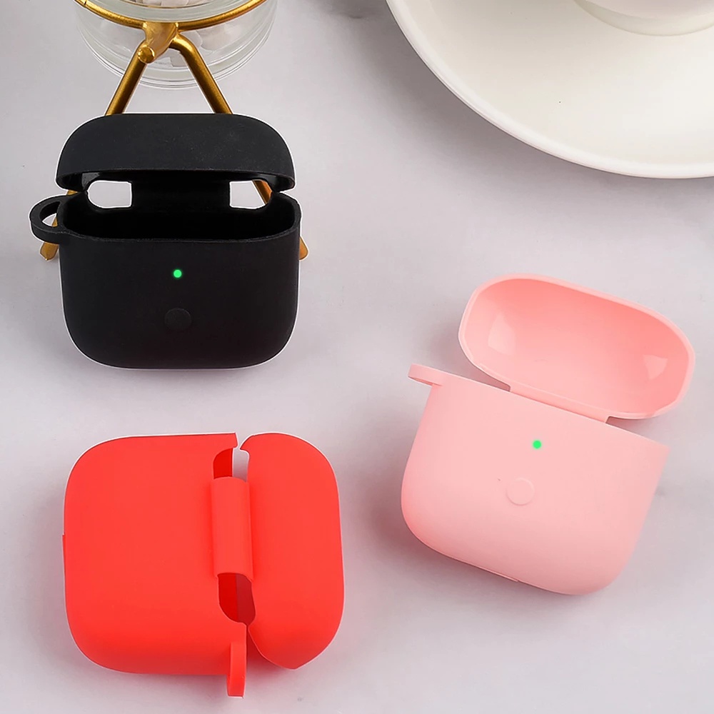 Vỏ Bảo Vệ Hộp Sạc Tai Nghe Xiaomi Redmi Buds 3 Bằng Chất Liệu Silicone