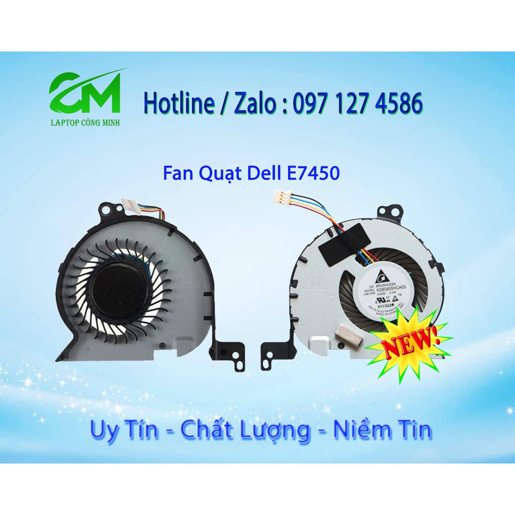 Fan Quạt tản nhiệt Dell Latitude E7240 E7250 E7450