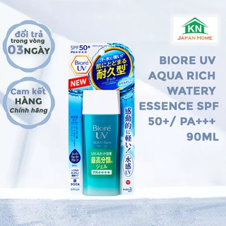 Kem chống nắng Biore UV Aqua Rich Watery Essence SPF 50+/ PA+++ 90ml