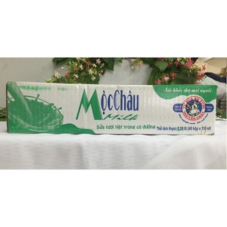 Sữa tươi tiệt trùng Mộc Châu có đường , dừa ,dâu ,cam , socola - Thùng 48 hộp x 110ml