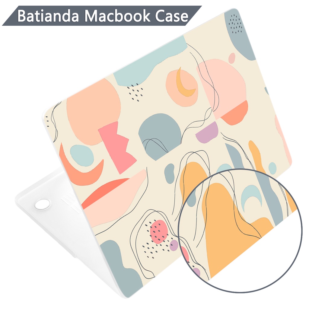 Ốp bảo vệ BATIANDA tích hợp bàn phím thích hợp cho MacBook Pro13 14 16inch M1 2021 2020 A2442 A2485 A2338 Air11 12 13 M1