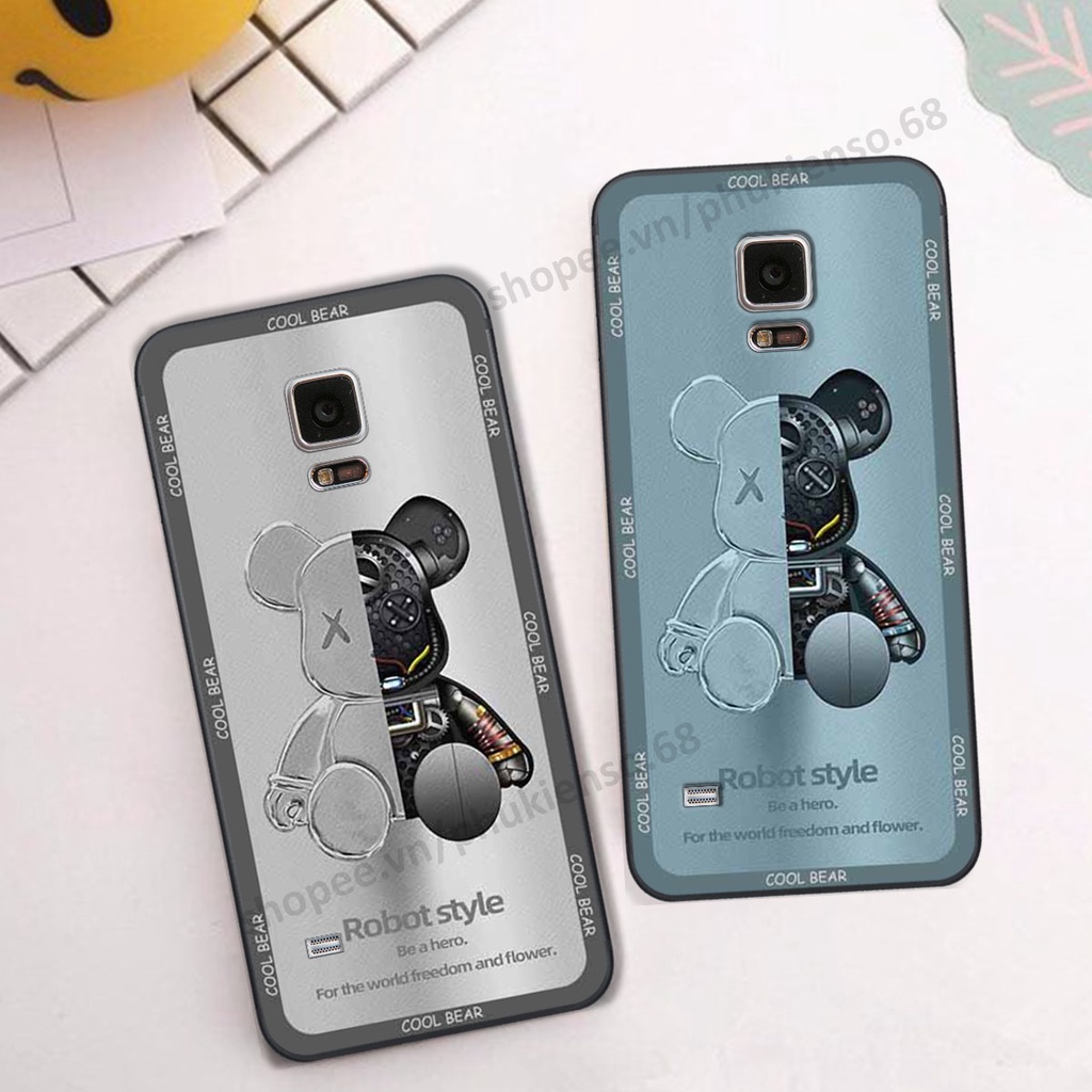Ốp lưng điện thoại Samsung Note 4 / Note 5 in hình gấu bear, kaws, doremon thời trang, ốp lưng cao cấp chất lượng