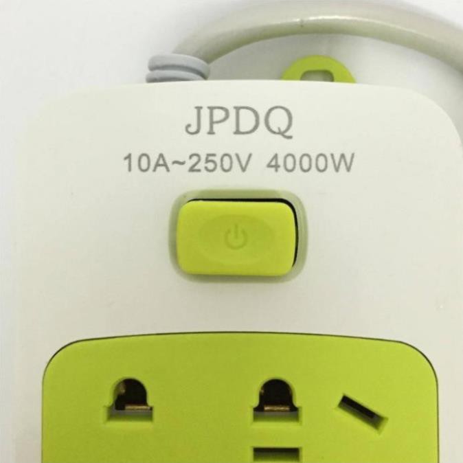 Ổ Điện 3 Cổng USB Đa Năng Chống Giật Màu Xanh TH