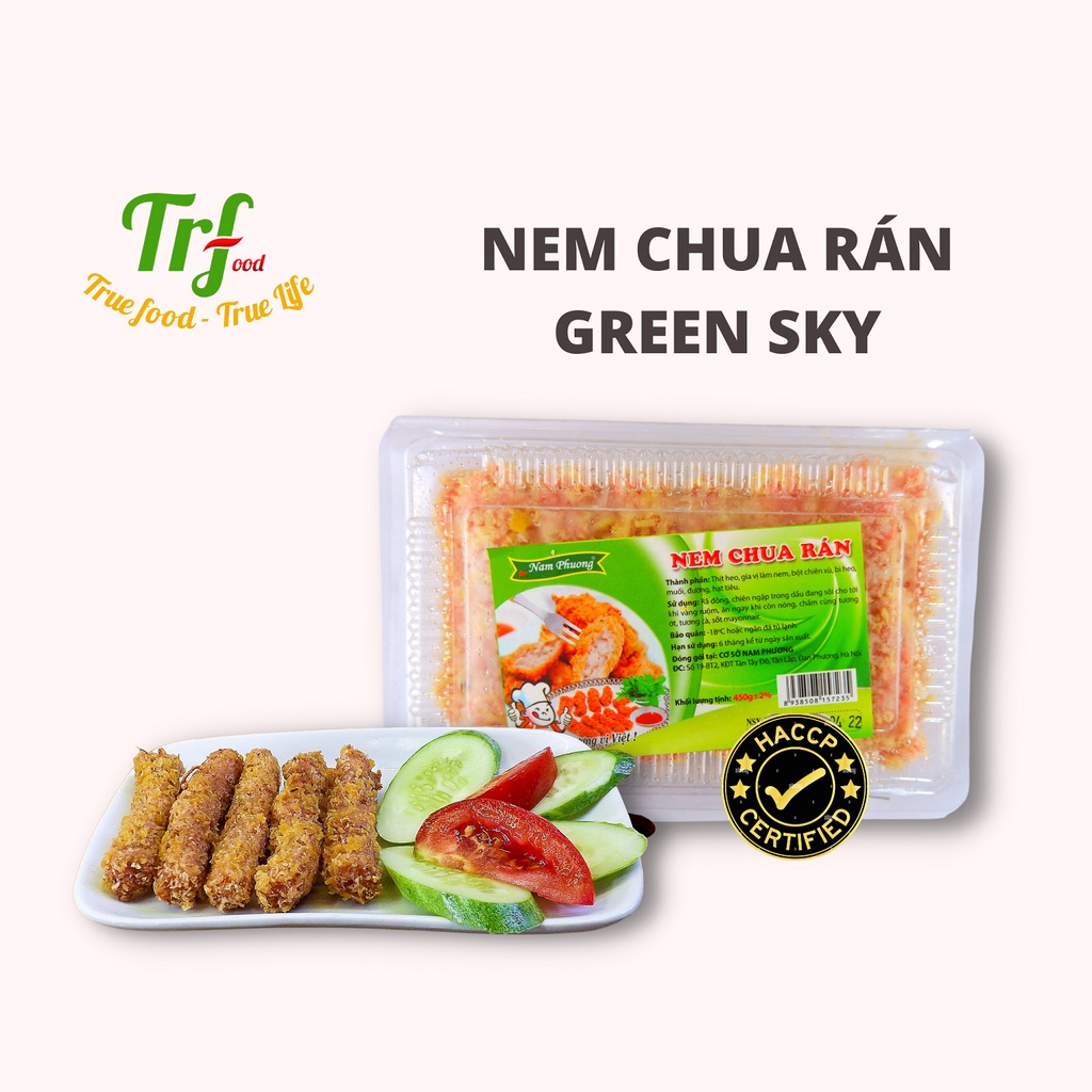 Nem chua rán Huta hộp 450g món chiên rán đơn giản ăn vặt ngon cho mọi người [Chỉ giao hỏa tốc HN]