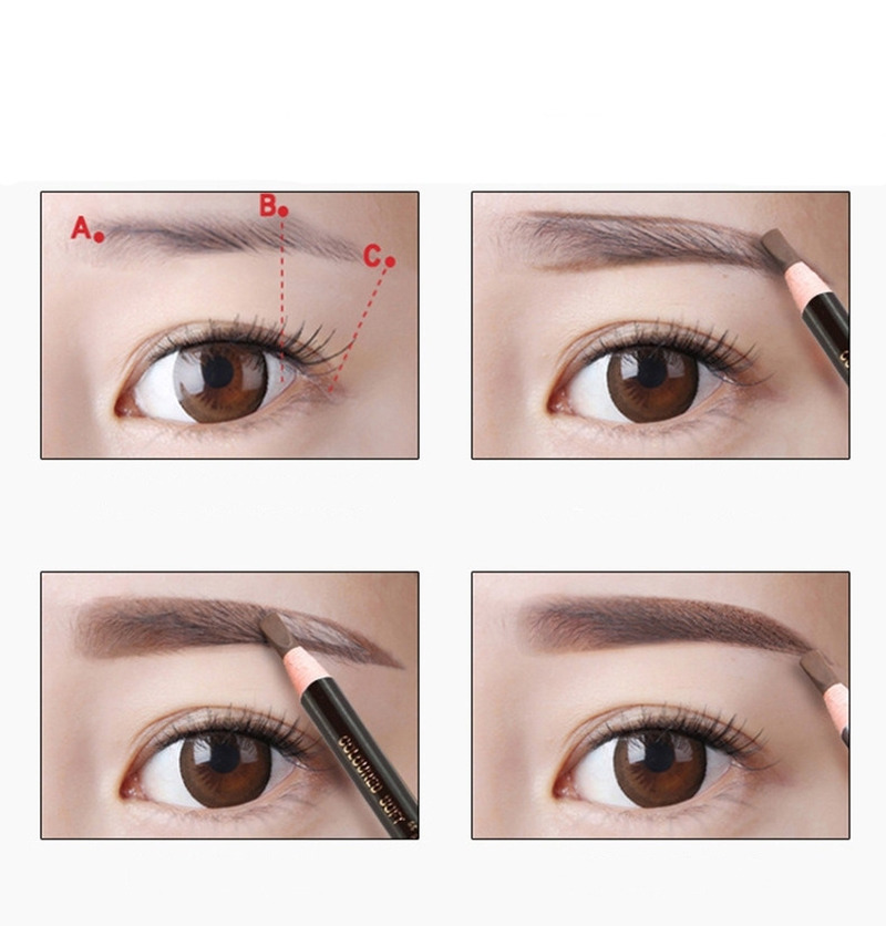 Bút kẻ lông mày chống thấm nước chống thấm mồ hôi lâu trôi cho người mới học trang điểm 1818