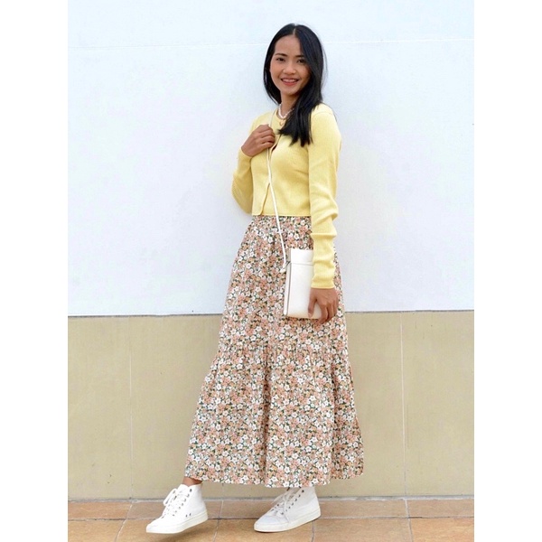 Váy hoa uniqlo size xs