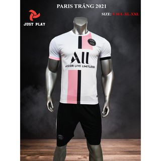 Áo-Bóng-Đá-Paris-Saint-German-Trắng-Mới-2021