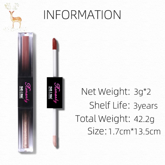 (Hàng Mới Về) Son Bóng Hai Đầu Dạng Lỏng Trang Điểm Tự Nhiên Lâu Trôi Chống Thấm Nước | BigBuy360 - bigbuy360.vn