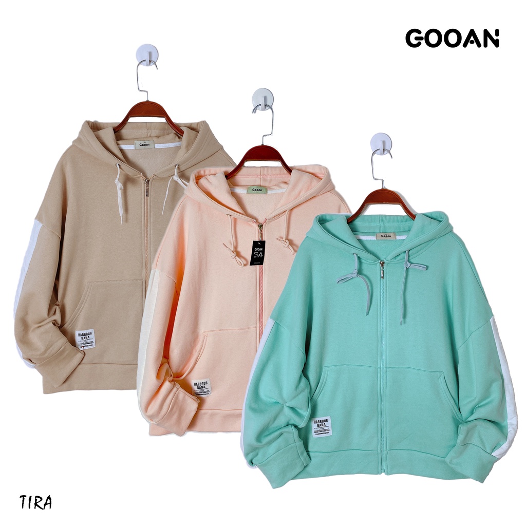 Áo khoác chống nắng nỉ bông nữ đẹp form rộng Tira ulzzang - Gooan | BigBuy360 - bigbuy360.vn