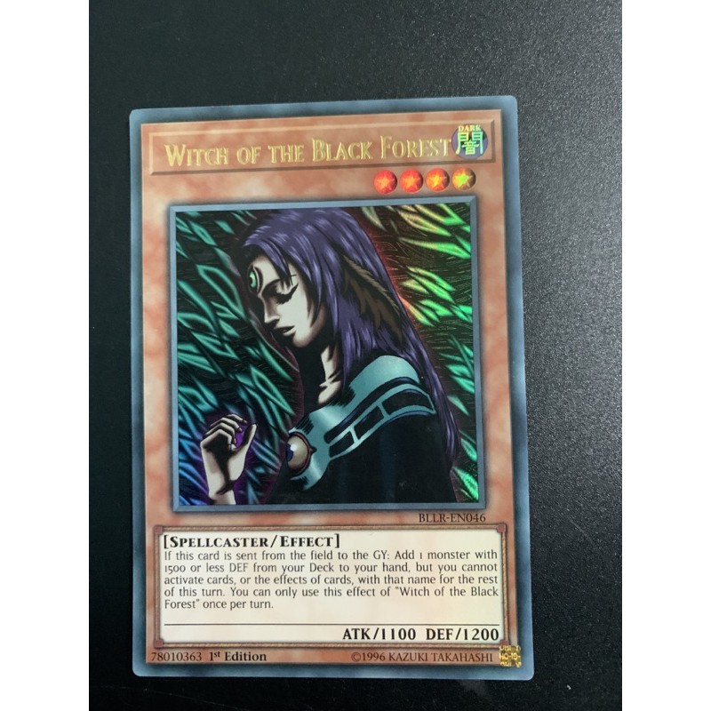 bài yugioh: witch of the black forest