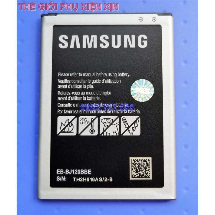 Pin Samsung Galaxy J1 2016 chính hãng J120 + Tặng cáp Samsung công ty