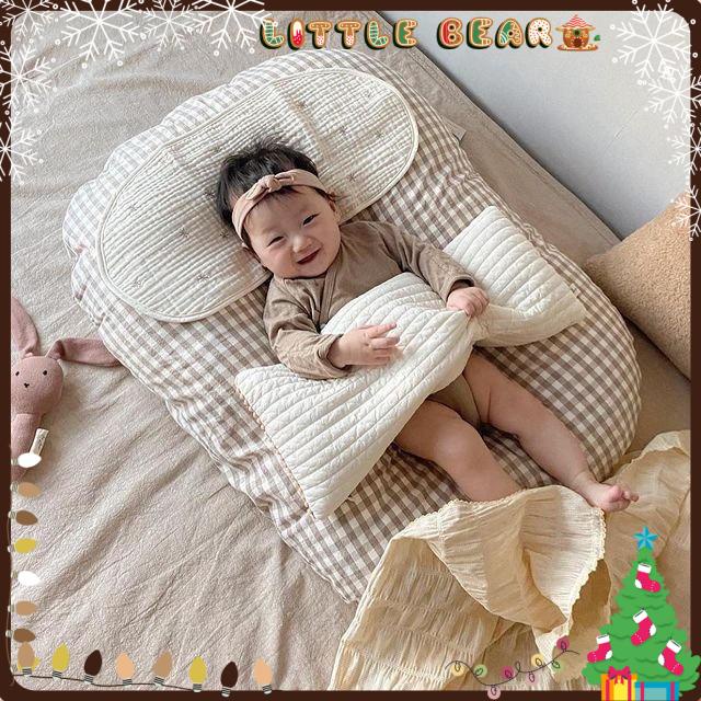Nệm Ngủ Thông Minh Phong Cách Hàn Quốc Tập Ngồi Đa Năng Cho Bé - Little Bear