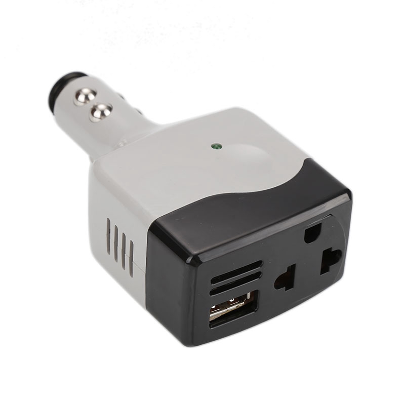 Đầu sạc tích hợp ổ cắm đa năng DC12/24V AC220V tiện dụng cho xe ô tô | BigBuy360 - bigbuy360.vn