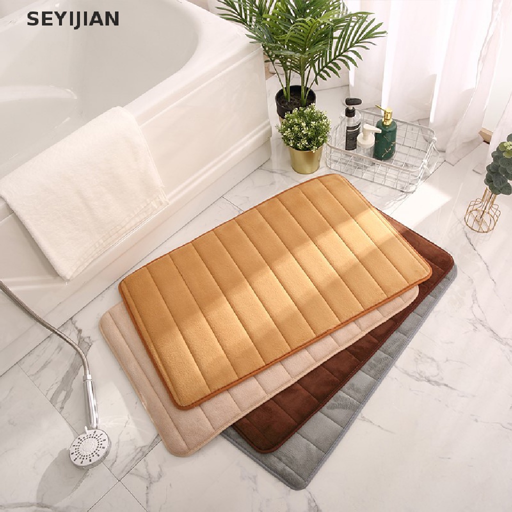Thảm lót cửa chùi chân Lông Cừu Chống Trượt Thấm Hút Tốt 40 * 60CM