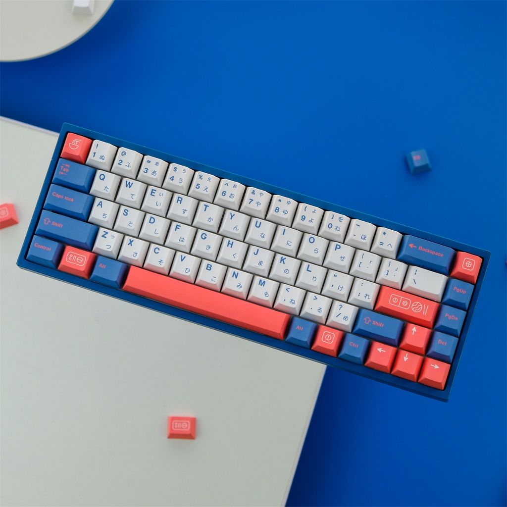 Keycap Bento Cho Bàn Phím Cơ Chất Liệu PBT In Dyesub Cherry Profile 128 Phím |EZPC