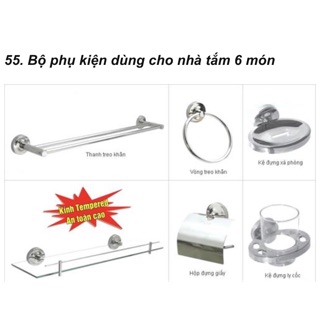 BỘ PHỤ KIỆN 6 MÓN PHÒNG TẮM