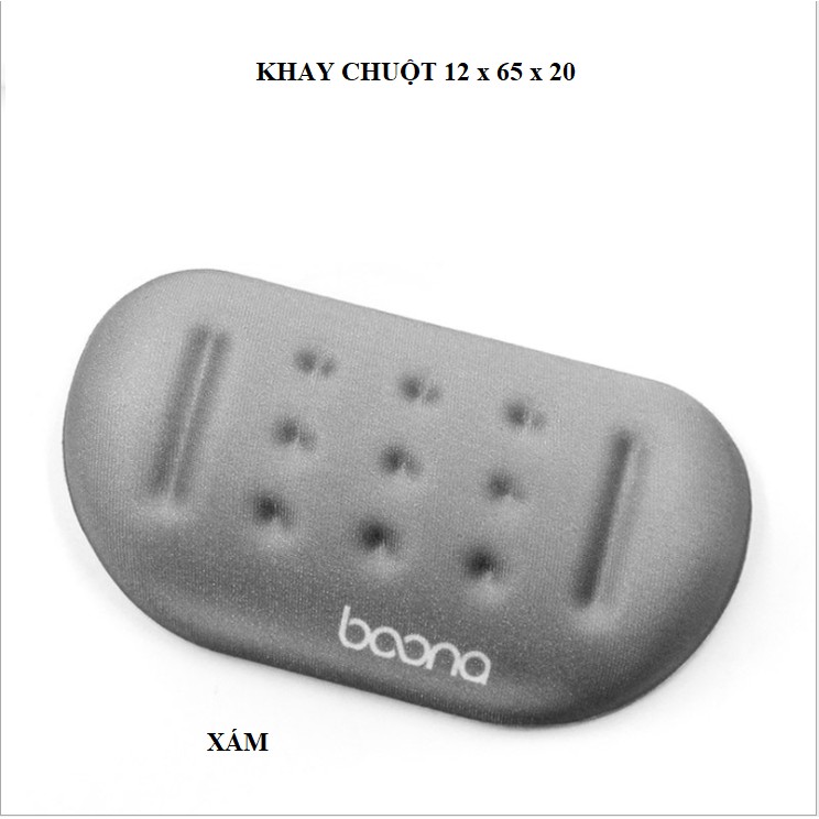 Kê tay bàn phím chính hãng Baona,lót chuột kê tay (Boona) BN-KETAY không gây mùi