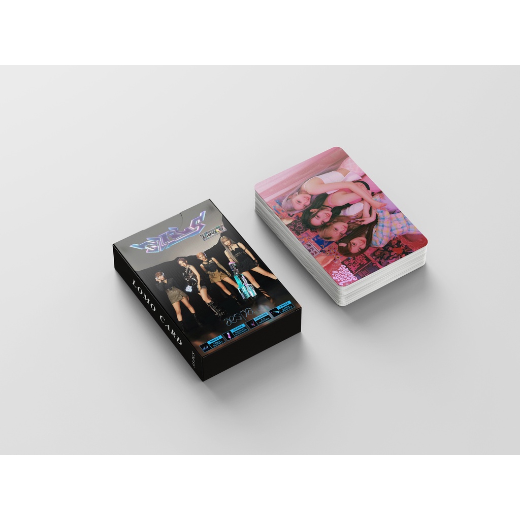 Bộ sưu tập người nổi tiếng kpop AESPA girls 54 lomo card / bộ album bo góc