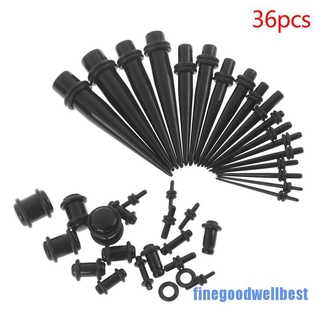 Set 36 dụng cụ mở rộng lỗ tai 1.6-10mm