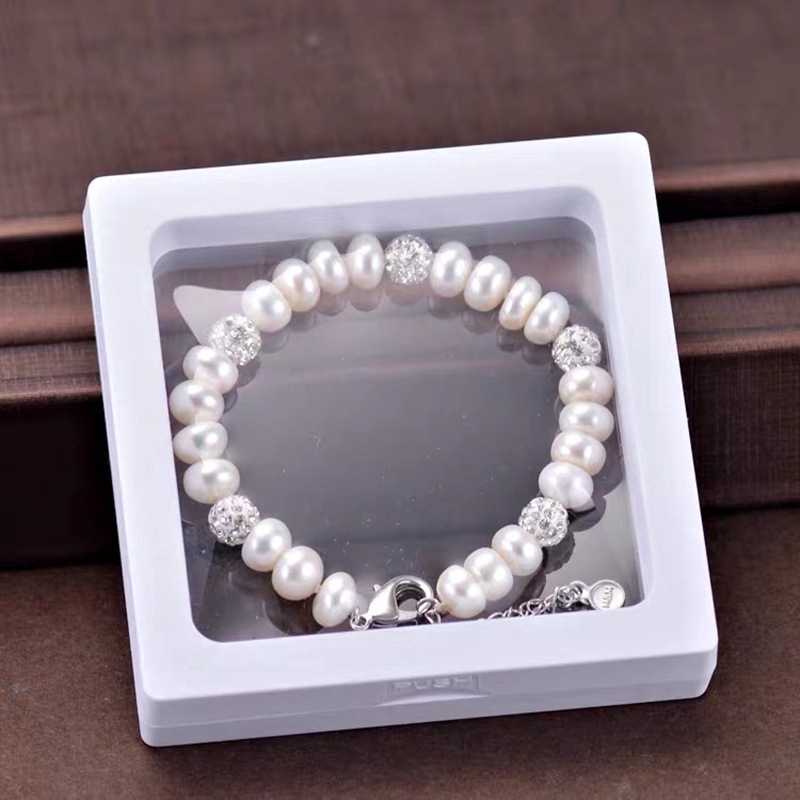 Hộp đựng trang sức hình vuông trong suốt dùng làm quà tặng | BigBuy360 - bigbuy360.vn