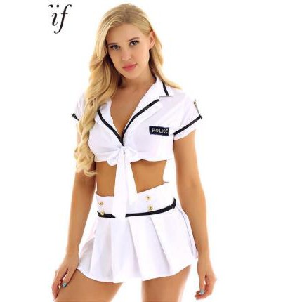 HALLOWEEN COSPLAY - Cosplay nữ cảnh sát khoe eo gợi cảm 1420