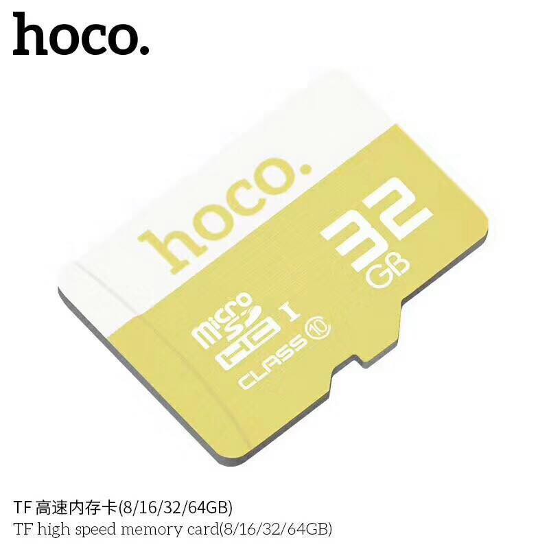 THẺ NHỚ HOCO 8GB/16GB/32GB/64GB CLASS 10 - CHÍNH HÃNG |shopee. Vn\Shopdenledz