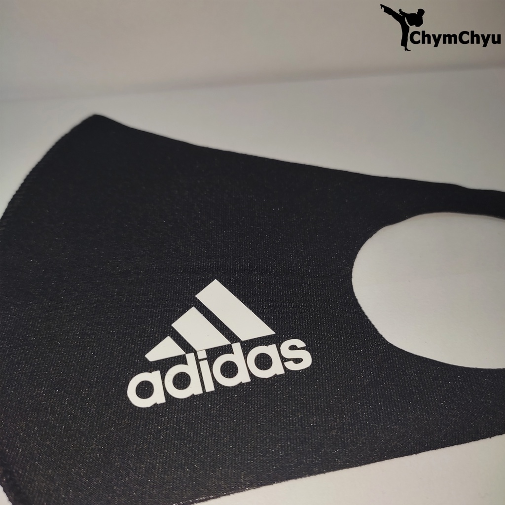 Khẩu Trang Vải Adidas Kháng Khuẩn, Kháng Nước Cao Cấp Màu Đen