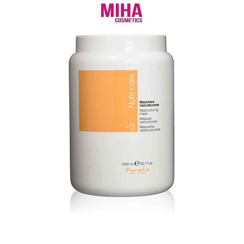 Dầu Hấp-Ủ-Xả Tóc Cao Cấp NUTRI CARE FANOLA 1500ml Italy