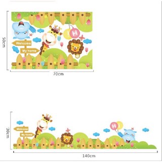 Decal chân tường cho bé Say Hi