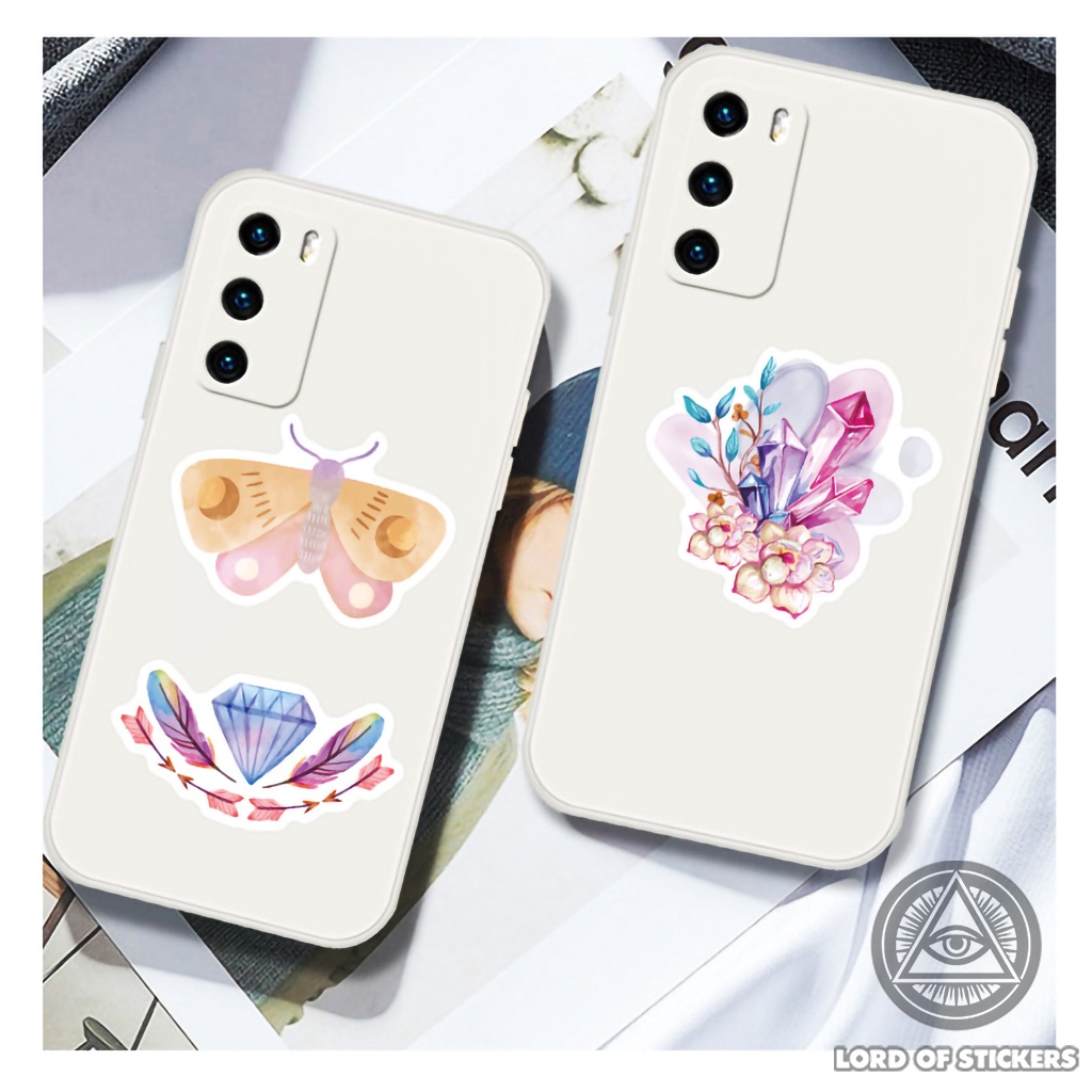 Set 50 Hình Dán Bohemian Graffiti Sticker Cute Phong Cách Châu Âu Cổ Điển Chống Thấm Nước Dán Mũ Bảo Hiểm, Laptop, Vali