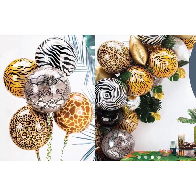 Bóng 4D 22inch hoạ tiết thú