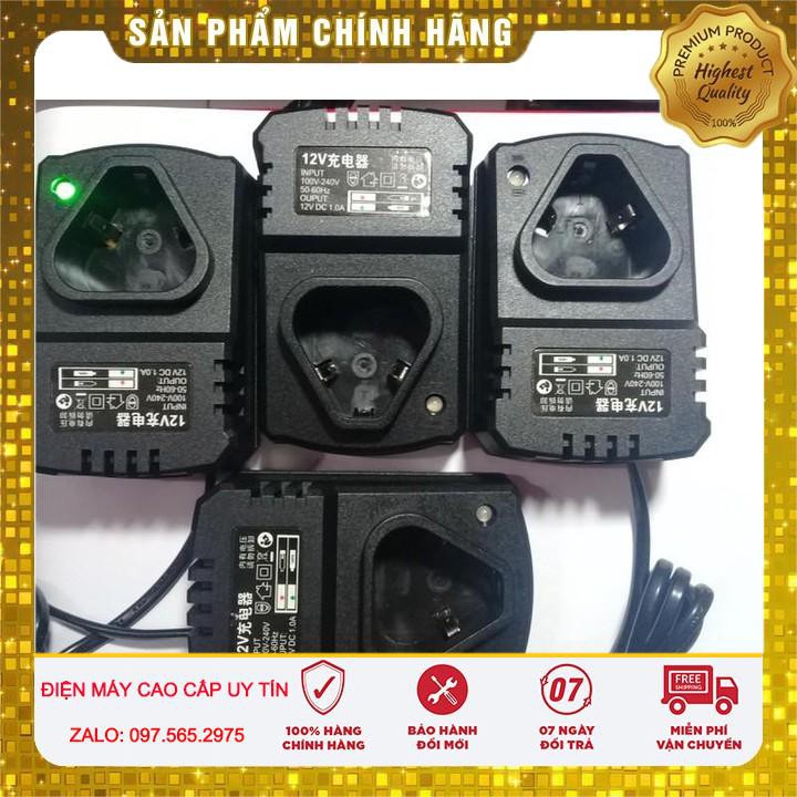 Bộ sạc pin Pin Li-ion 12V 1500mAh, Bộ sạc pin máy khoan, đế sạc, củ sạc pin 12V Chính hãng