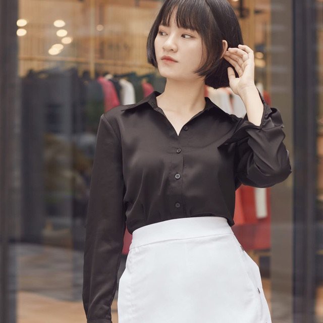 ÁO SƠ MI LỤA TRƠN | BigBuy360 - bigbuy360.vn