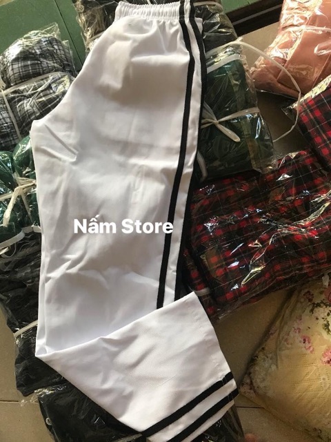 Quần kaki line pants / quần kaki trắng, đen line