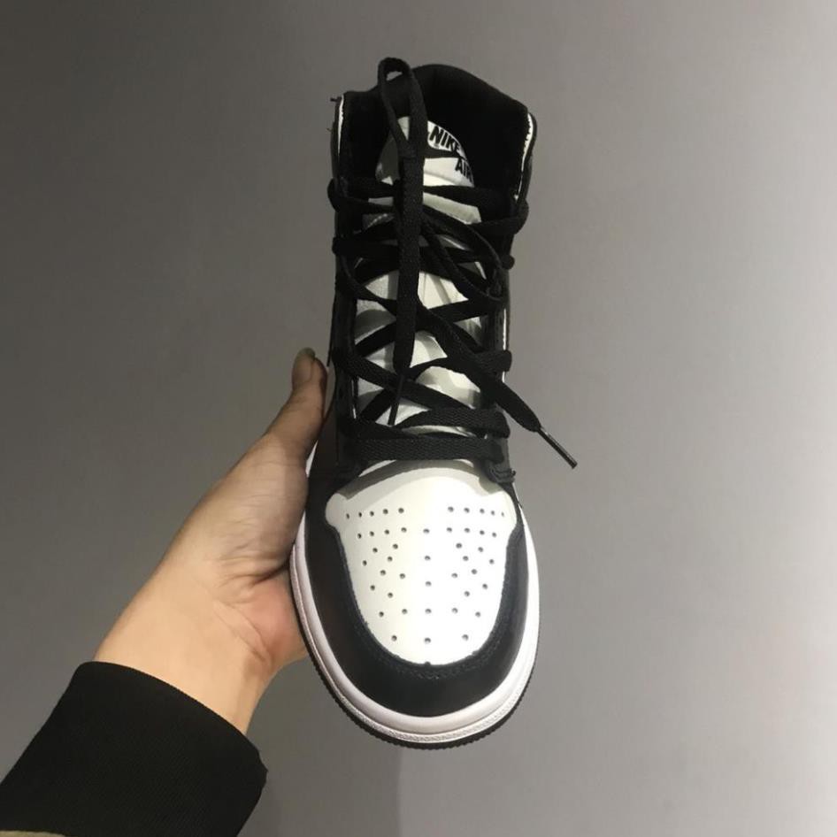Giày thể thao sneaker jordan panda  đen trắng cao cổ nam nữ