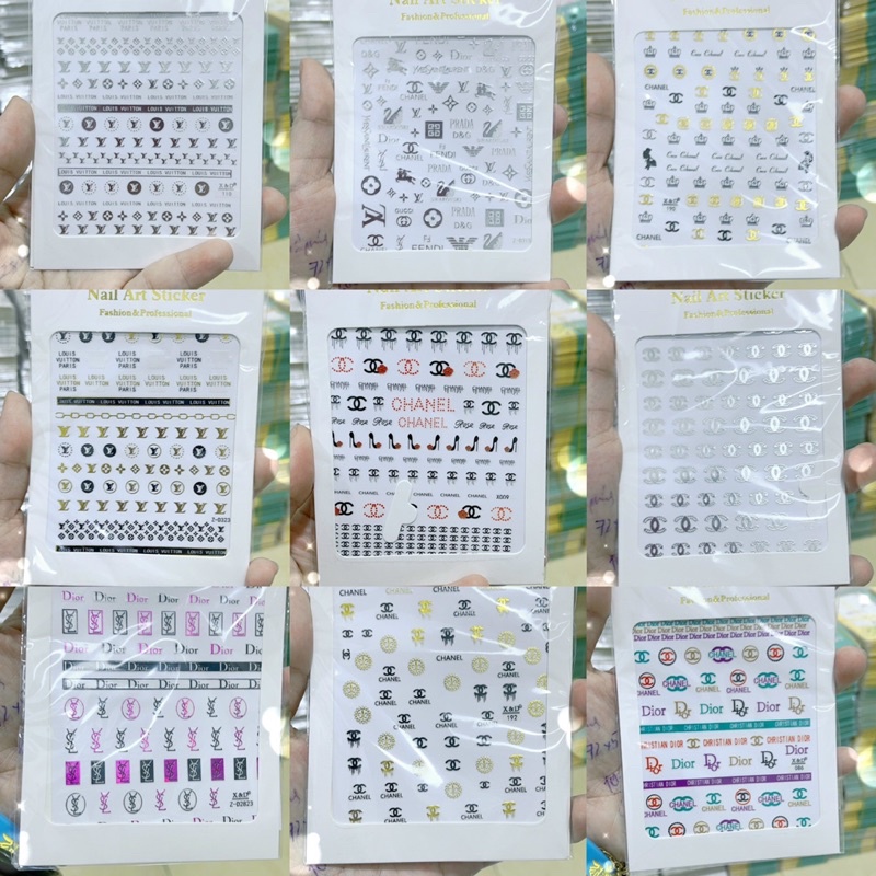 Sticker trang trí móng mua 10 tặng 1 - LanChiNail