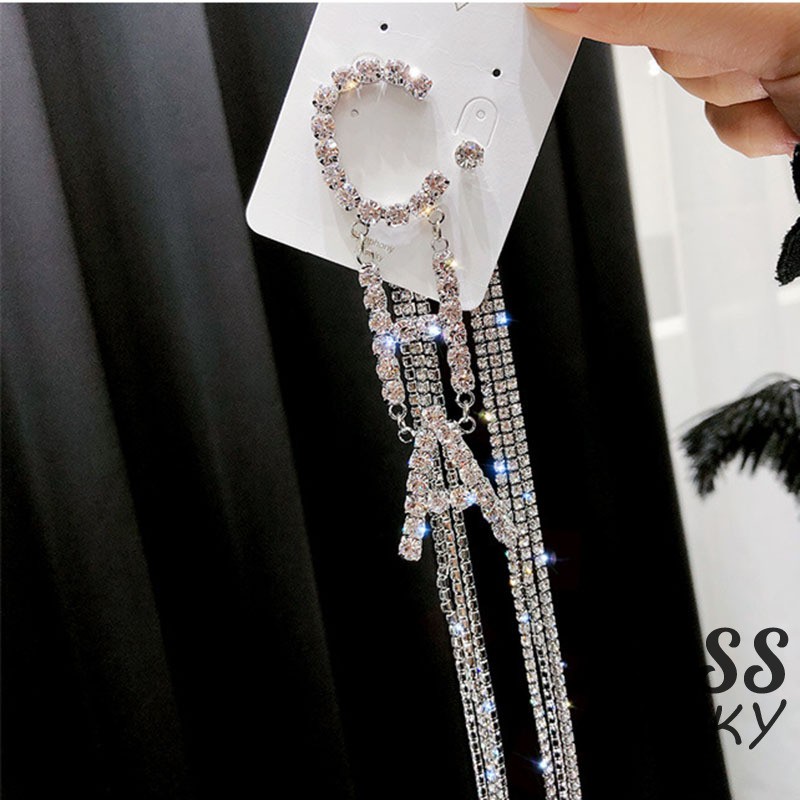 Vòng cổ kiêm khuyên tai phong cách Âu Mỹ thời trang cá tính cho nữ