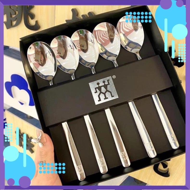 SET 5 THÌA INOX ZWILLING KHÁNG KHUẨN