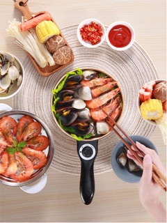 Chảo điện mini chống dính đa năng