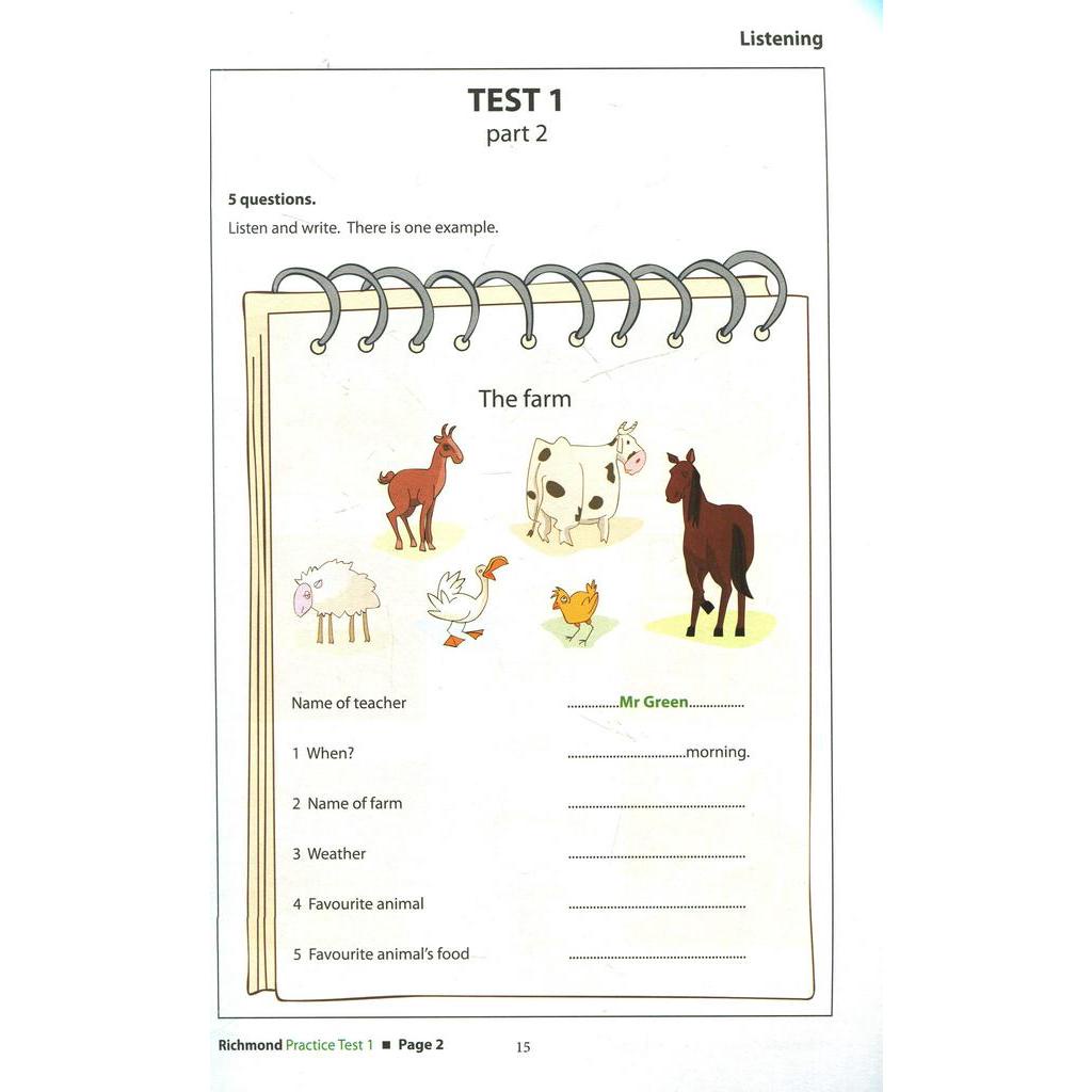 Sách Richmond Practice Tests Movers