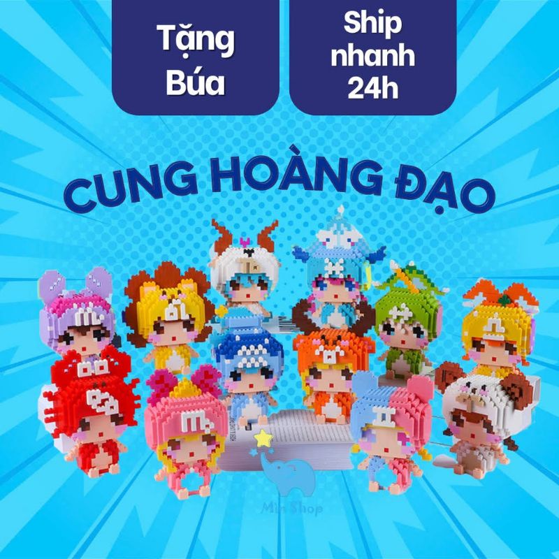 Lego lắp ráp 12 cung hoàng đạo