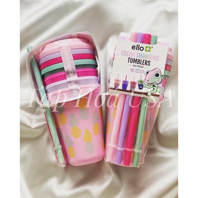 Set Ly Đổi Màu ELLO Cho Bé 12oz